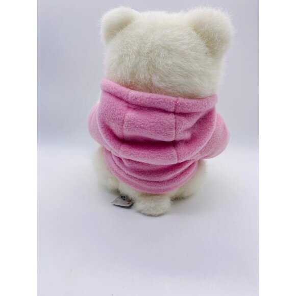 Alaskan Inn Plush Teddy Bear Pink Hoodie Cuddlebears Boo by Stuffed Animal House - Picture 4 of 7
